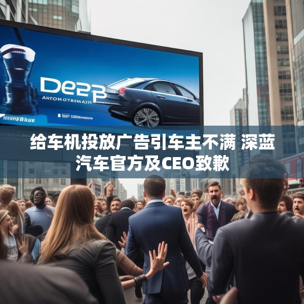 给车机投放广告引车主不满 深蓝汽车官方及CEO致歉