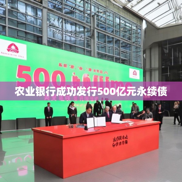 农业银行成功发行500亿元永续债