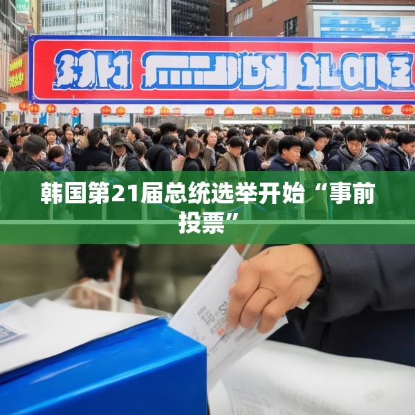 韩国第21届总统选举开始“事前投票”