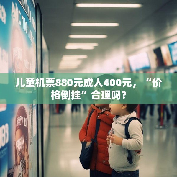 儿童机票880元成人400元，“价格倒挂”合理吗？