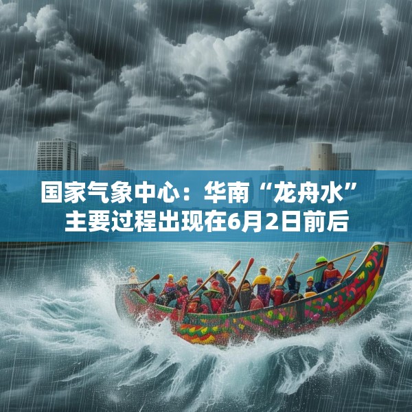 国家气象中心：华南“龙舟水” 主要过程出现在6月2日前后