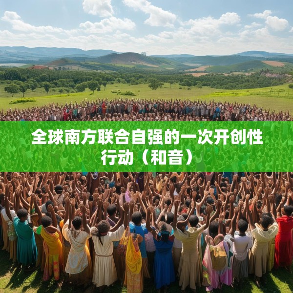 全球南方联合自强的一次开创性行动（和音）