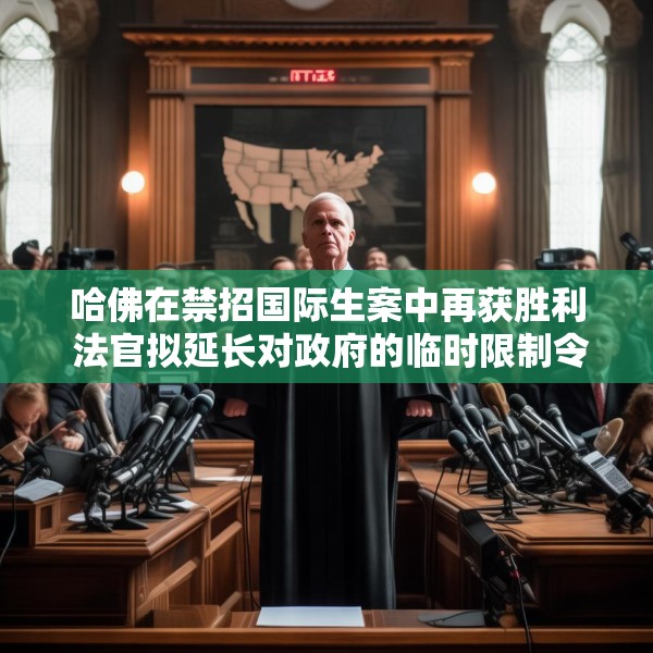 哈佛在禁招国际生案中再获胜利 法官拟延长对政府的临时限制令
