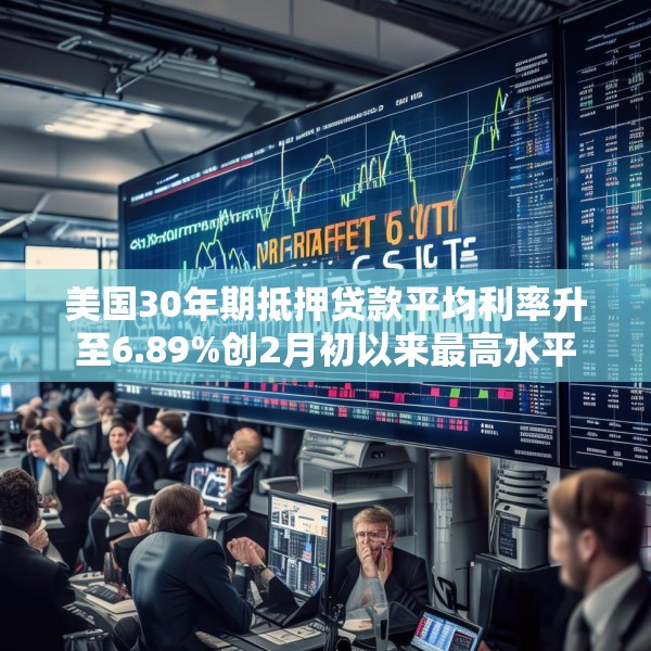 美国30年期抵押贷款平均利率升至6.89%创2月初以来最高水平