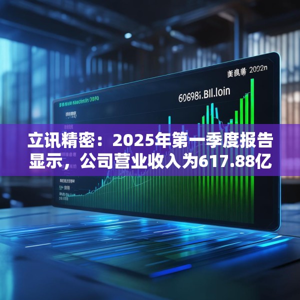 立讯精密：2025年第一季度报告显示，公司营业收入为617.88亿元，同比增长17.90%