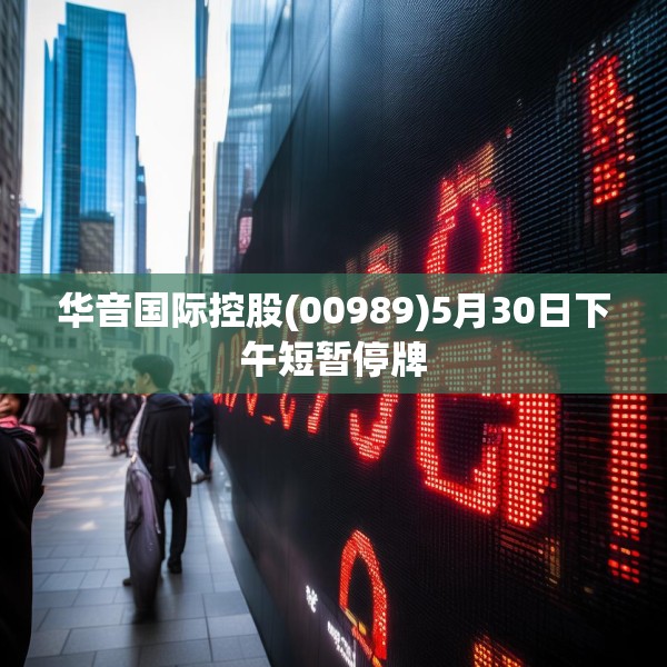华音国际控股(00989)5月30日下午短暂停牌