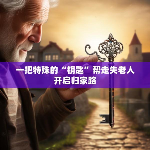 一把特殊的“钥匙”帮走失老人开启归家路