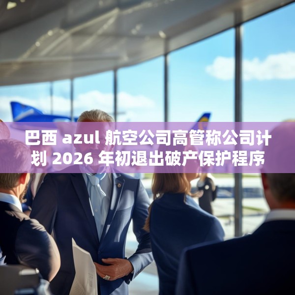巴西 azul 航空公司高管称公司计划 2026 年初退出破产保护程序