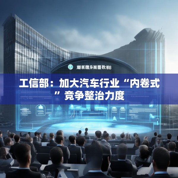 工信部：加大汽车行业“内卷式”竞争整治力度