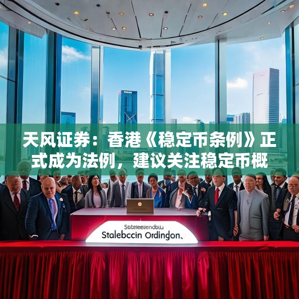 天风证券：香港《稳定币条例》正式成为法例，建议关注稳定币概念相关标的