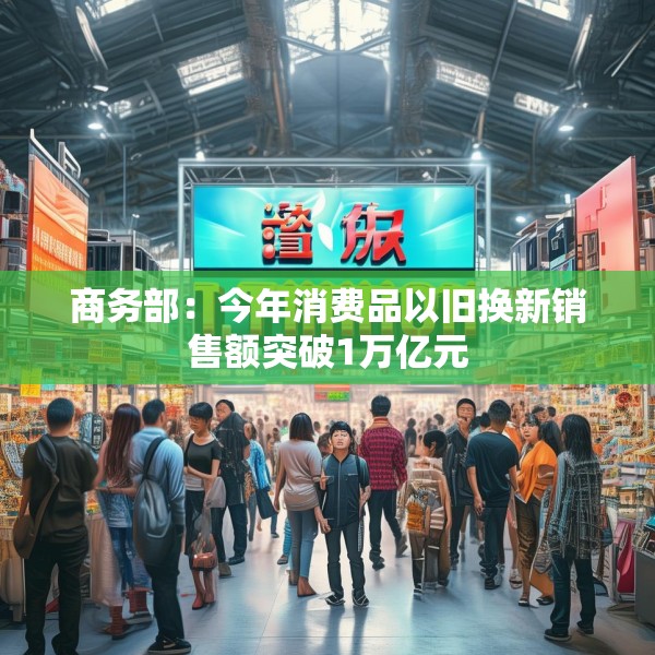 商务部：今年消费品以旧换新销售额突破1万亿元