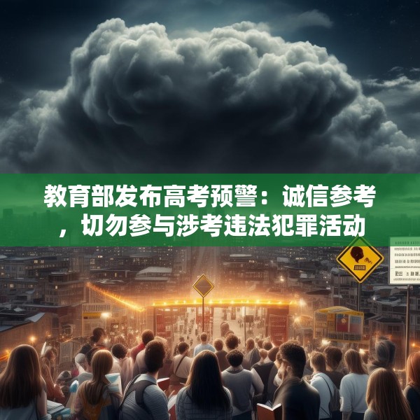 教育部发布高考预警：诚信参考，切勿参与涉考违法犯罪活动