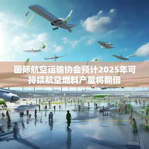 国际航空运输协会预计2025年可持续航空燃料产量将翻倍