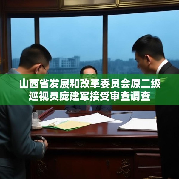 山西省发展和改革委员会原二级巡视员庞建军接受审查调查