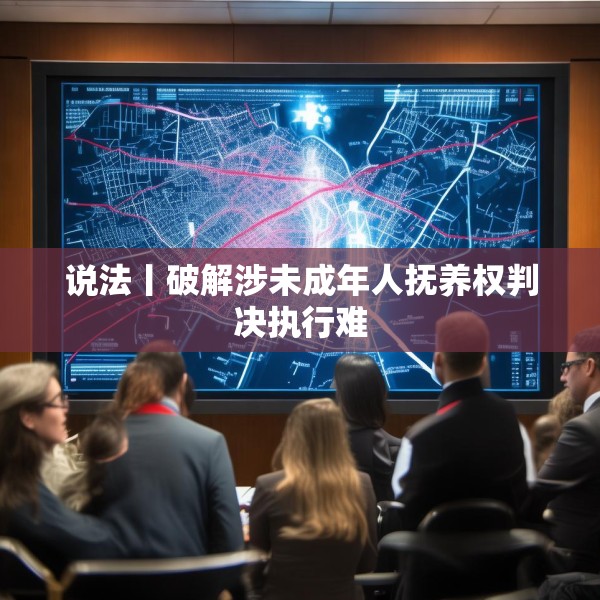 说法丨破解涉未成年人抚养权判决执行难