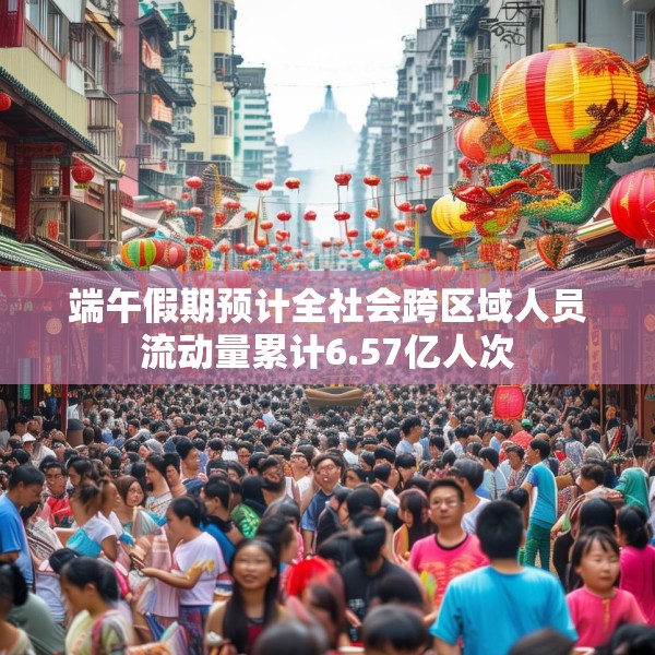 端午假期预计全社会跨区域人员流动量累计6.57亿人次