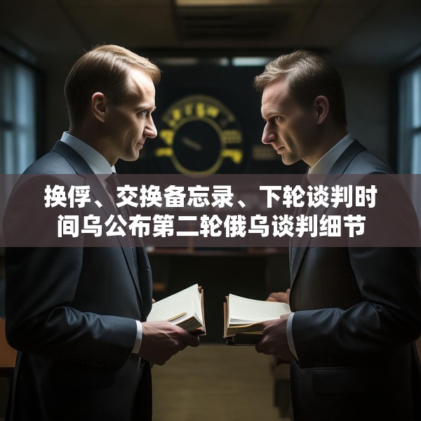 换俘、交换备忘录、下轮谈判时间乌公布第二轮俄乌谈判细节