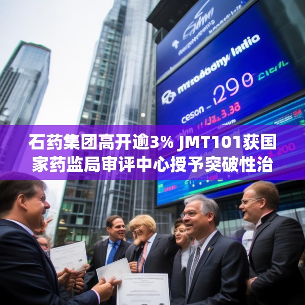 石药集团高开逾3% JMT101获国家药监局审评中心授予突破性治疗认定