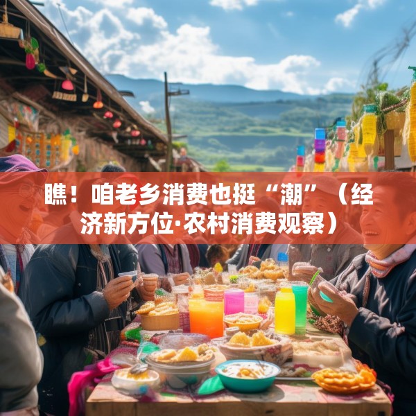 瞧！咱老乡消费也挺“潮”（经济新方位·农村消费观察）