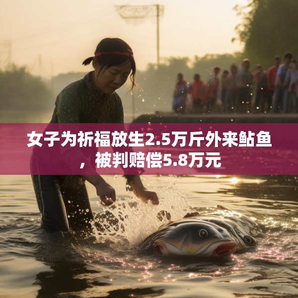 女子为祈福放生2.5万斤外来鲇鱼，被判赔偿5.8万元