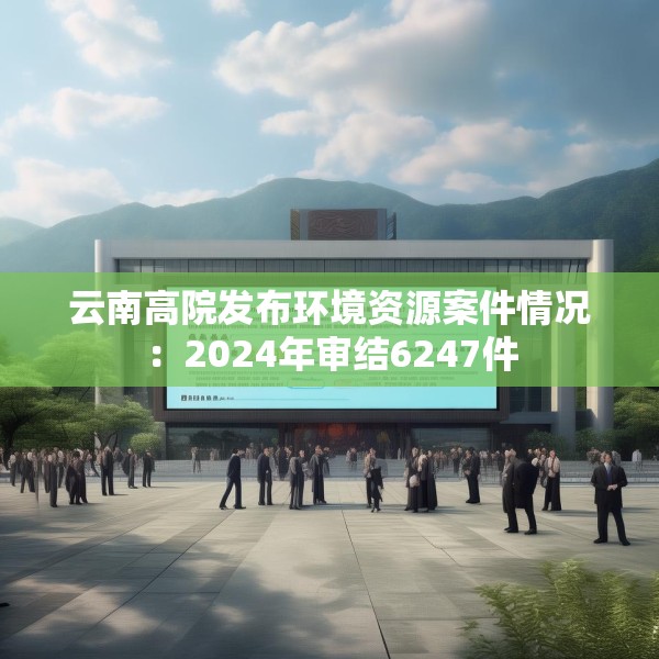 云南高院发布环境资源案件情况：2024年审结6247件