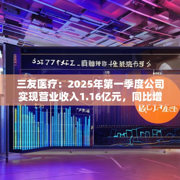 三友医疗：2025年第一季度公司实现营业收入1.16亿元，同比增长34.72%