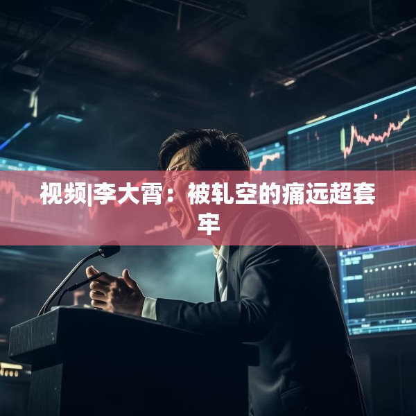 视频|李大霄：被轧空的痛远超套牢