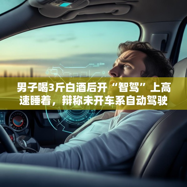 男子喝3斤白酒后开“智驾”上高速睡着，辩称未开车系自动驾驶