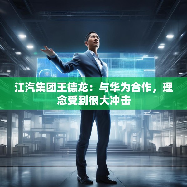 江汽集团王德龙：与华为合作，理念受到很大冲击