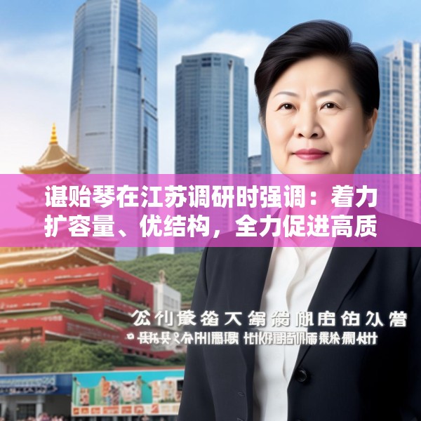 谌贻琴在江苏调研时强调：着力扩容量、优结构，全力促进高质量充分就业