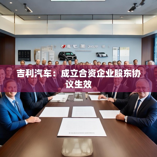吉利汽车：成立合资企业股东协议生效