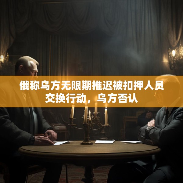 俄称乌方无限期推迟被扣押人员交换行动，乌方否认