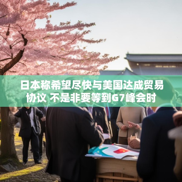 日本称希望尽快与美国达成贸易协议 不是非要等到G7峰会时
