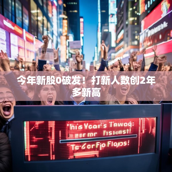 今年新股0破发！打新人数创2年多新高