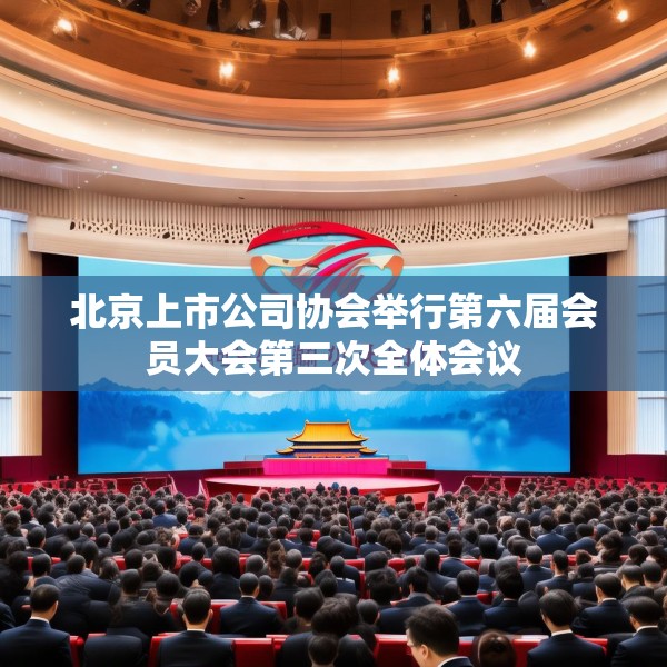 北京上市公司协会举行第六届会员大会第三次全体会议
