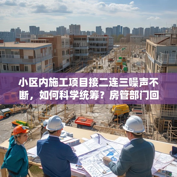 小区内施工项目接二连三噪声不断，如何科学统筹？房管部门回应