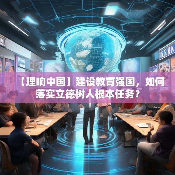 【理响中国】建设教育强国，如何落实立德树人根本任务？