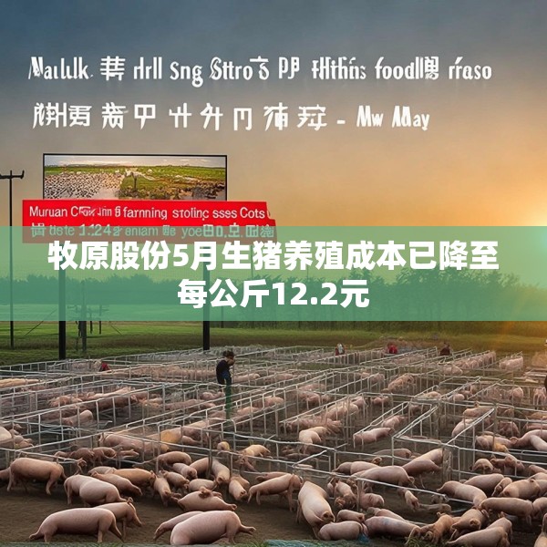 牧原股份5月生猪养殖成本已降至每公斤12.2元