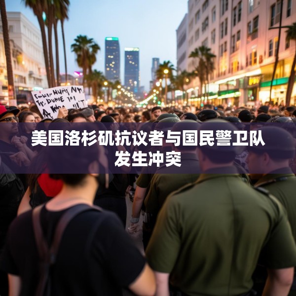 美国洛杉矶抗议者与国民警卫队发生冲突