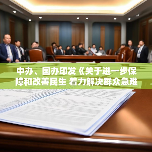 中办、国办印发《关于进一步保障和改善民生 着力解决群众急难愁盼的意见》