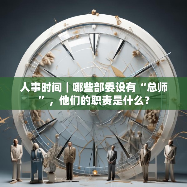 人事时间｜哪些部委设有“总师”，他们的职责是什么？