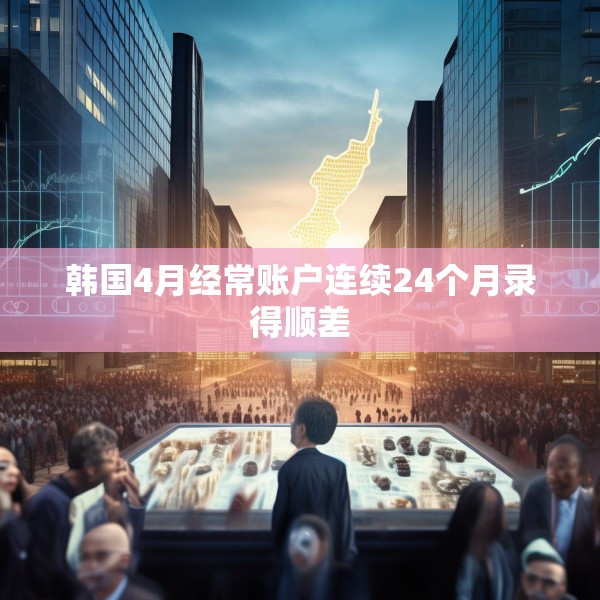 韩国4月经常账户连续24个月录得顺差