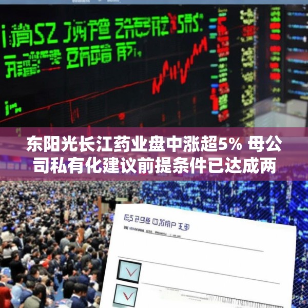 东阳光长江药业盘中涨超5% 母公司私有化建议前提条件已达成两项