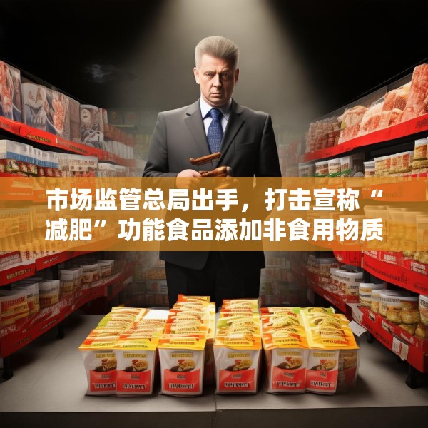 市场监管总局出手，打击宣称“减肥”功能食品添加非食用物质违法行为