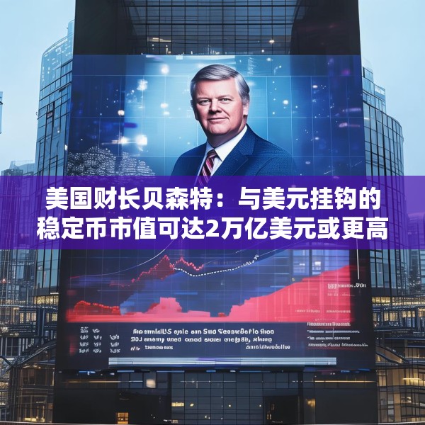 美国财长贝森特：与美元挂钩的稳定币市值可达2万亿美元或更高