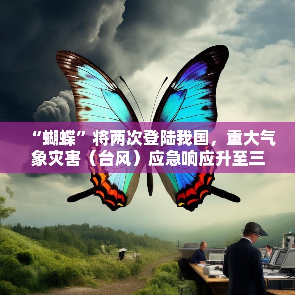“蝴蝶”将两次登陆我国，重大气象灾害（台风）应急响应升至三级