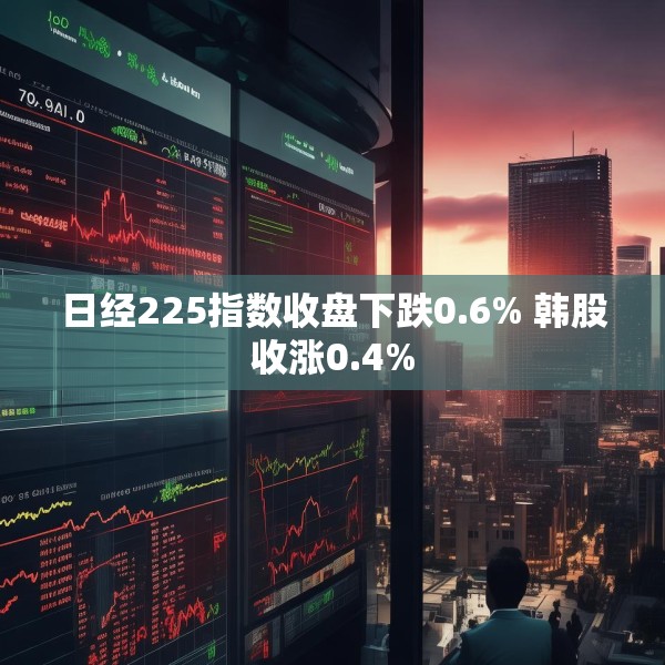 日经225指数收盘下跌0.6% 韩股收涨0.4%
