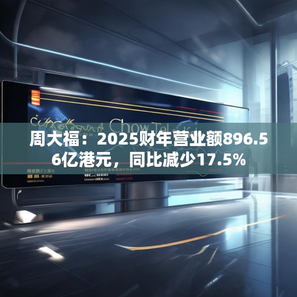 周大福：2025财年营业额896.56亿港元，同比减少17.5%