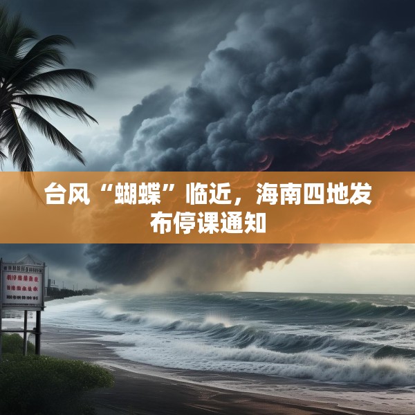 台风“蝴蝶”临近，海南四地发布停课通知