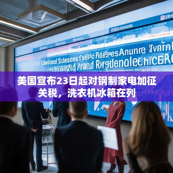 美国宣布23日起对钢制家电加征关税，洗衣机冰箱在列